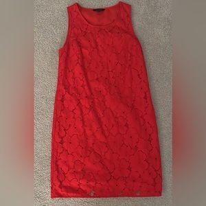Red Dress Banana Republic Midi Dress